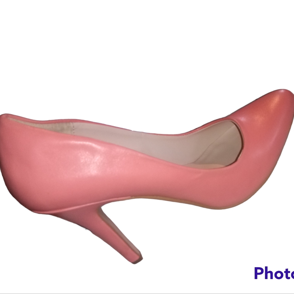 Peach pink heels